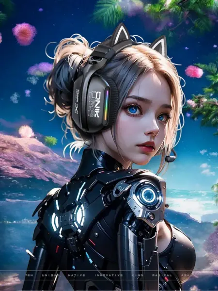 YOU CAT GT808 CAT. Беспроводные наушники с ушками кошки