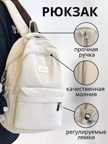 NewBags Рюкзак школьный спортивный для ноутбука ручной клади