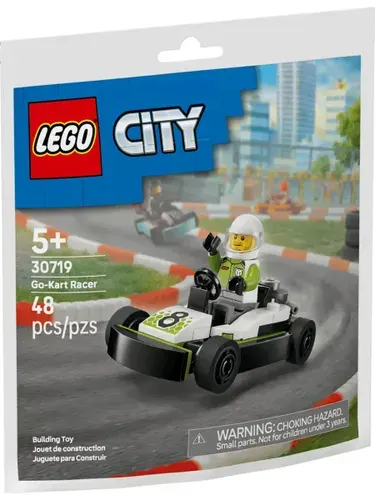 LEGO Конструктор City 30719 Гонщик на картинге