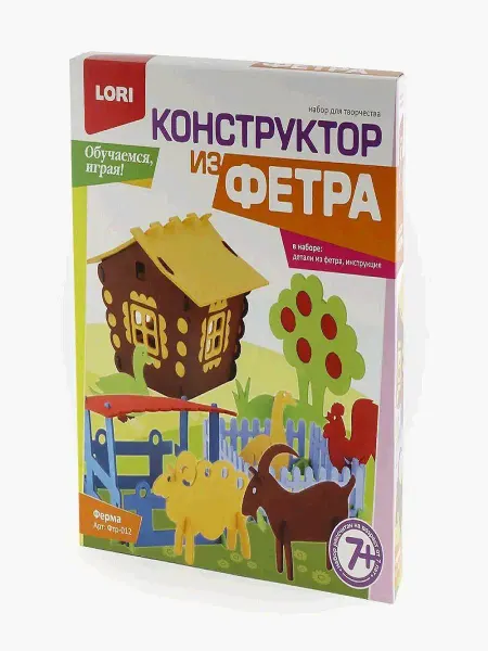 Lori Конструктор из фетра большой "Ферма"