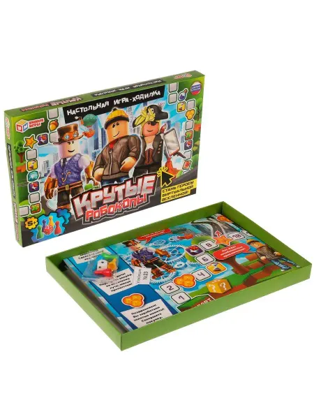 Умные игры Настольная игра-ходилка "Крутые робокопы"
