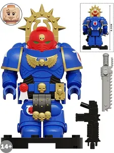 Большая фигурка Warhammer 40k, Космодесантник Ультрамарин