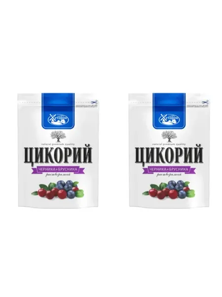 Бабушкин хуторок Цикорий черника и брусника 100 г 2 уп