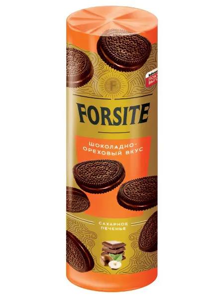 Forsite Печенье сахарное шоколадно-ореховый вкус, 220г