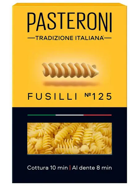 Макаронные изделия Pasteroni №125 Спиральки, 400 г