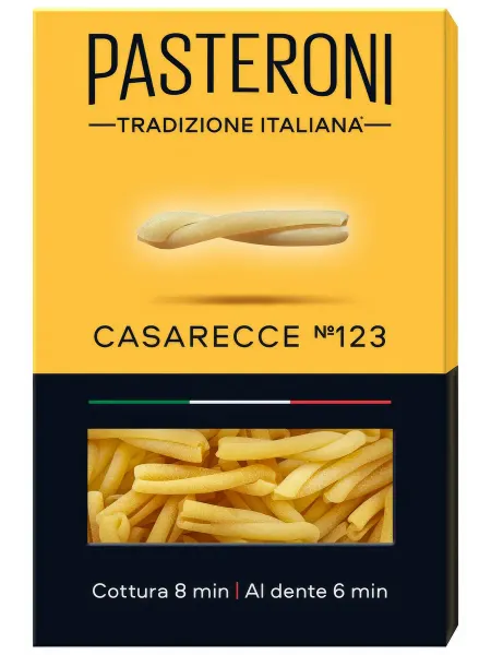 PASTERONI Макароны Casarecce №123, 400г