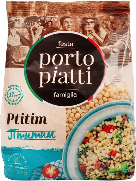 Макароны PORTO PIATTI Птитим, 400г