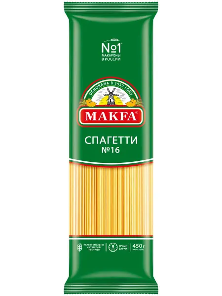 Макаронные изделия Makfa спагетти, 450 г
