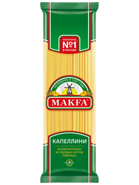 Makfa Макаронные изделия Капеллини, 450г