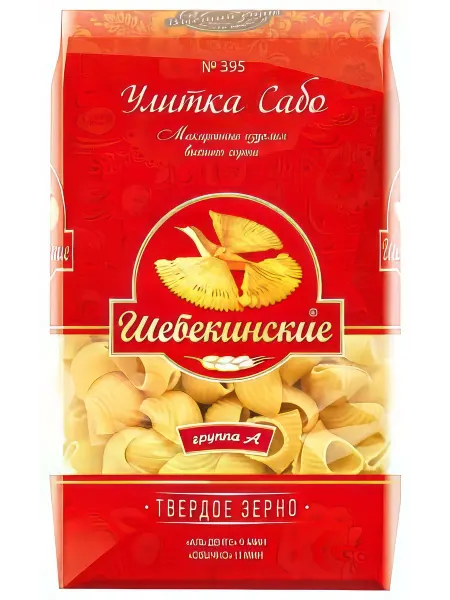 Шебекинские Макароны №395 Улитка Сабо, 450г