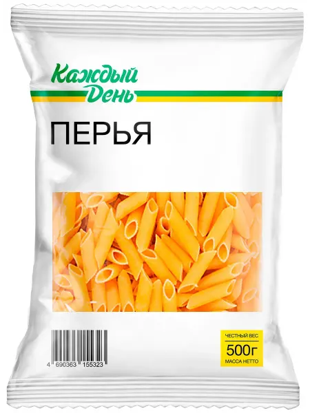 Макаронные изделия Каждый день Перья, 500 г