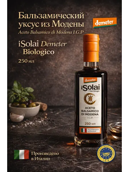 Бальзамический уксус Demeter Aceto Balsamico I.G.P 250мл