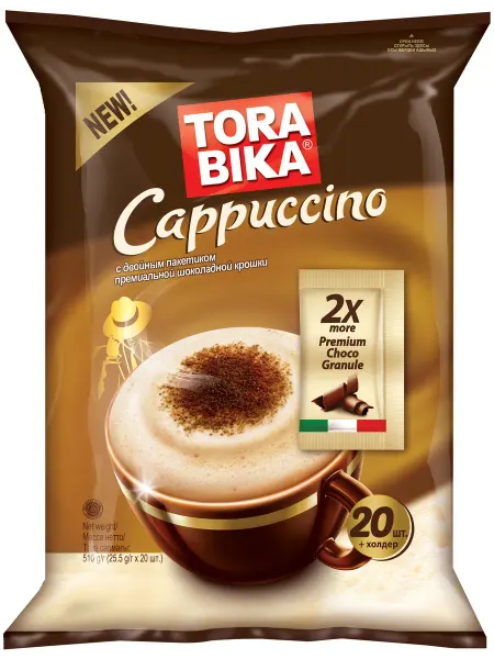 Кофейный напиток Torabika Cappuccino с двойной порцией