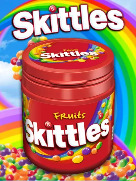 Skittles Конфеты Fruits Dose, драже Скитлс