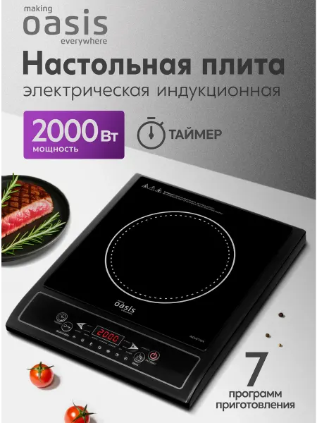 Making Oasis Everywhere Плита индукционная настольная PI-KWSW
