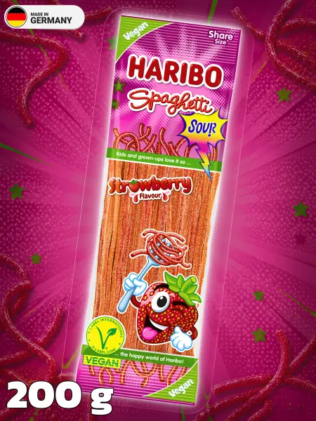 Haribo Жевательный Мармелад Харибо клубника спагетти