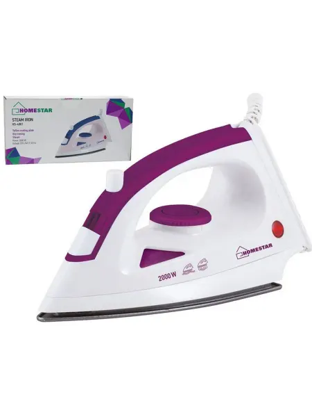 Утюг HOMESTAR HS-4001 белый 2000Вт тефлоновая подошва