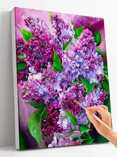 Картина по номерам 40x50 "Сирень"