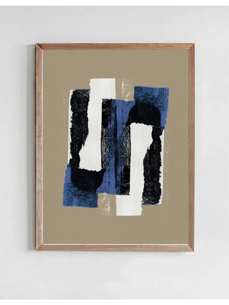Onllyart Постер Абстрактные мазки кистью 71X 40x50