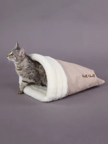 Chill Choll Лежанка для кошек Нора 47х42х18 см домик для котенка