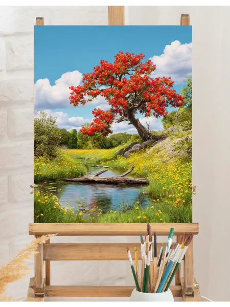 Art on Canvas Яркие краски природы Картина по номерам 40x50