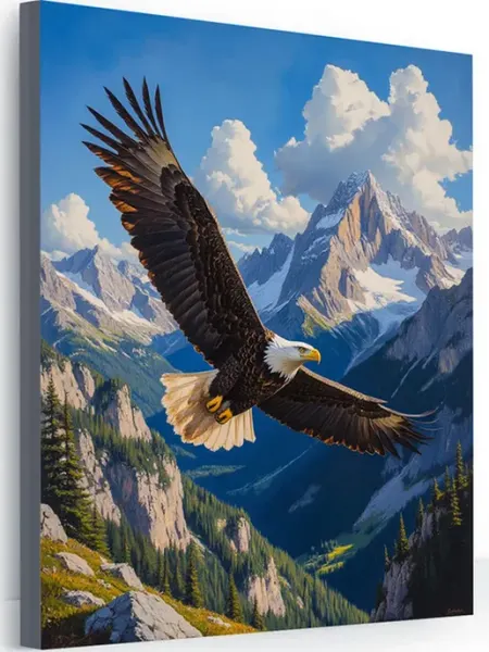Art-Hobby-Market Картина на стену для интерьера горный орел 40x50