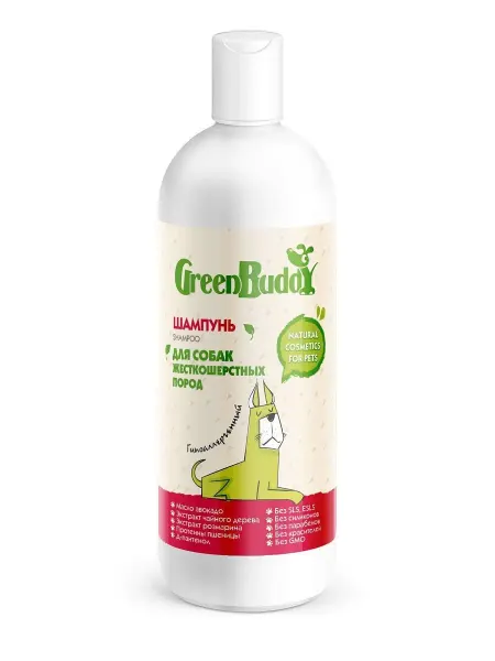 Green Buddy Шампунь для собак жесткошёрстных пород