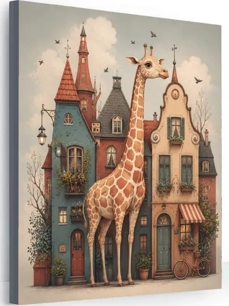 Art-Hobby-Market Картина на стену для интерьера жираф 40x50