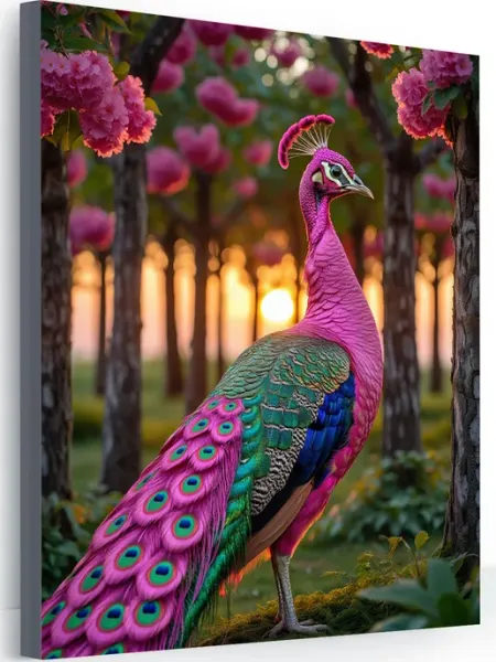 Art-Hobby-Market Картина на стену для интерьера павлин птица 40x50