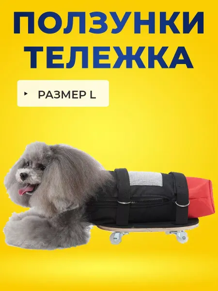MPSALER Инвалидная коляска, тележка для собак, ползунки. Размер L