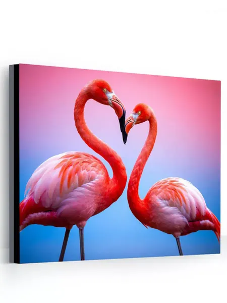 Art-Hobby-Market Картина на стену для интерьера фламинго 40x50