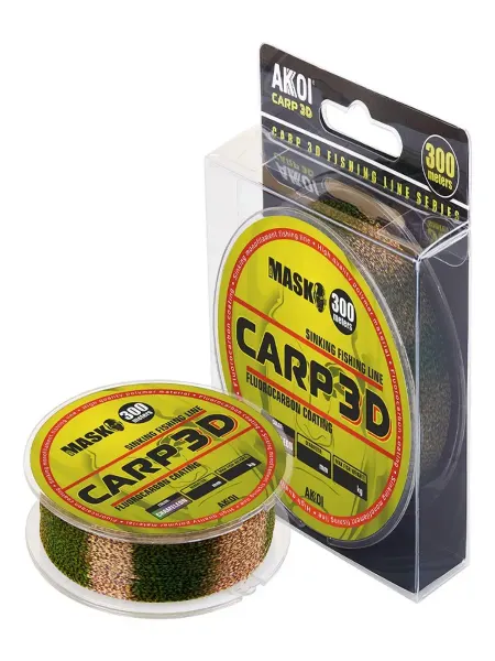 MASK Леска CARP 3D 300m chameleon 0.50mm (33.4kg)