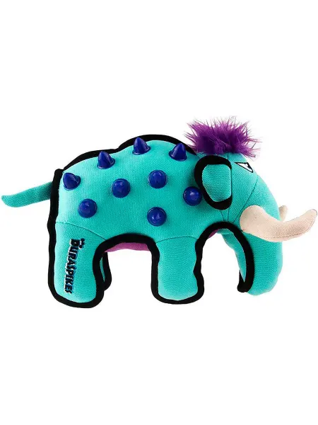 Gigwi Игрушка мягкая Duraspikes Мамонт для собак прочная 26 см