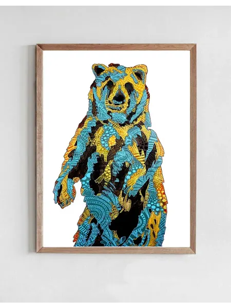 Onllyart Постер Медвежий капкан 40x50