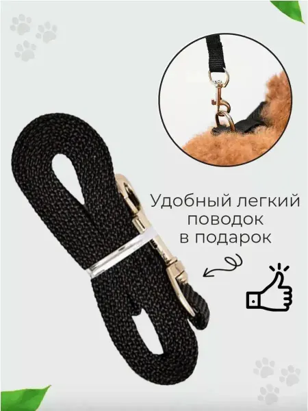 Поводок 5 метров с шлейкой