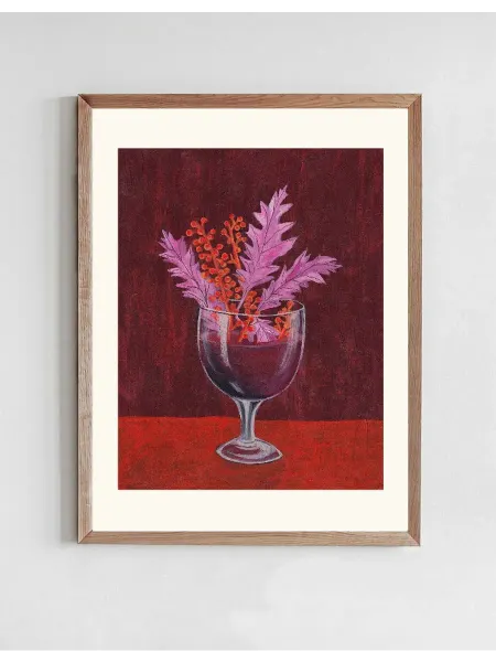 Onllyart Постер Джарон Су - Бокал осени 40x50