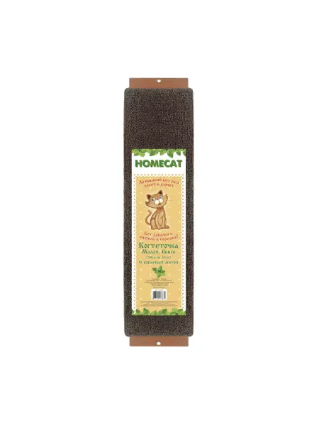 Homecat Венге когтеточка с кошачьей мятой малая, 58х10 см