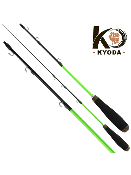 KYODA Удочка зимняя "KYODA" FISH ROD, телескоп, углепластик, 60 см