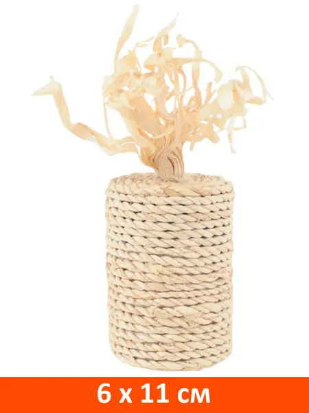 Triol Игрушка Бобина Natural из листьев кукурузы для кошек 6х11 см