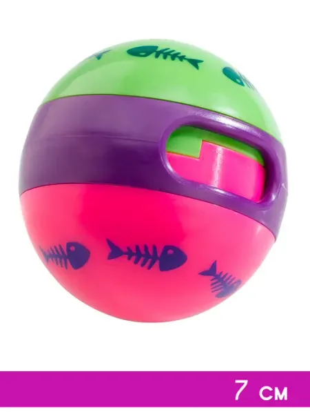 Ferplast Игрушка для кошек мячик для лакомств 7см