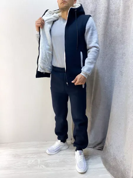 KCL SHOP Спортивный костюм зимний толстовка с мехом