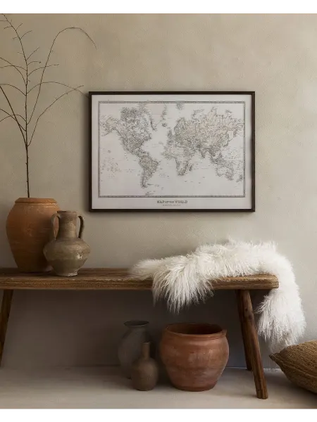 Onllyart Постер 40x60 карта мира