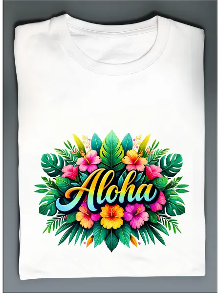 GreenGray S Футболка гавайский стиль aloha hawaii пляж сёрфинг