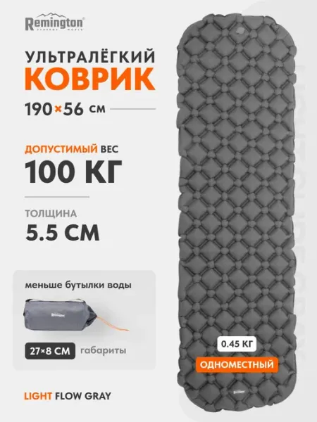 REMINGTON synergy world Надувной ультралегкий коврик Remington LC-720