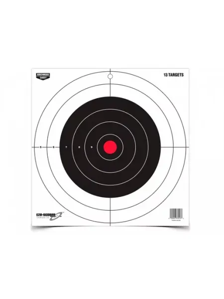 Birchwood Casey Мишень бумажная Birchwood Eze-Scorer Bulls-eye 12in 13шт