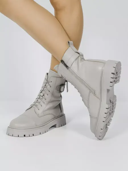 Geronea Shoes Ботинки зимние берцы натуральная кожа
