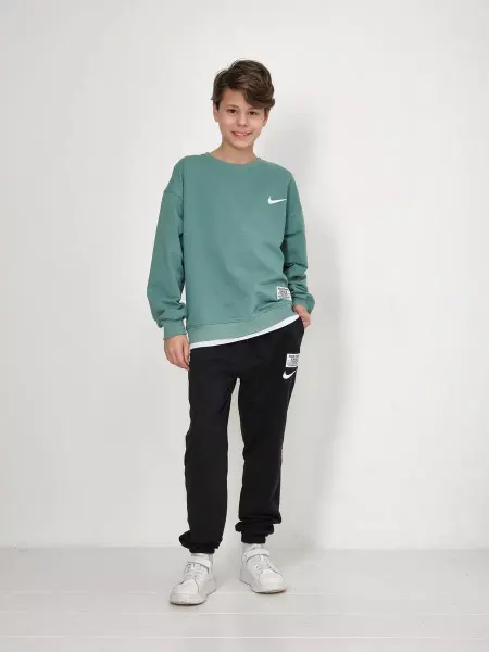 Vika kids Спортивный костюм оверсайз без начеса для подростка