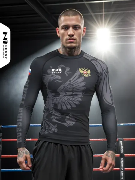 N1Sport Спортивный рашгард для ММА, лонгслив