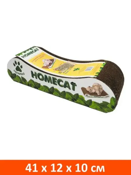Homecat Когтеточка картонная мятная 41х12х10 см