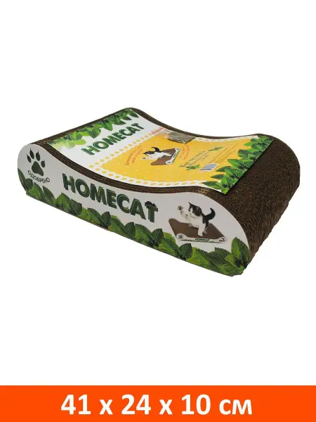 Homecat Когтеточка картонная мятная 41х24х10 см